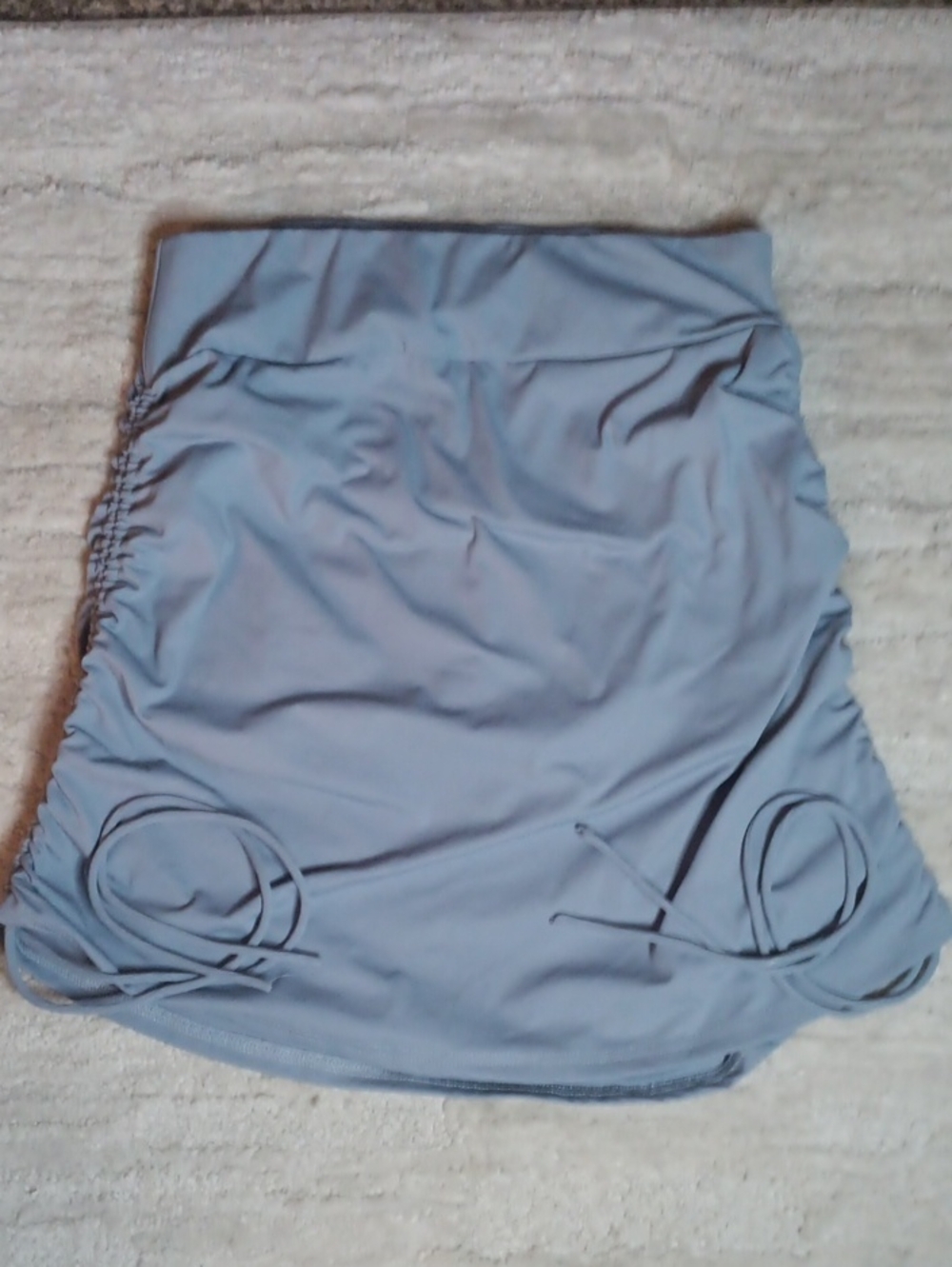 Athletic Scrunched Drawstring Skirt/skort